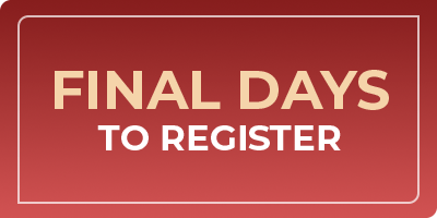 Register Early For Maximum Savings